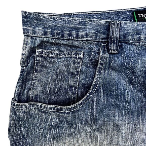 Vintage Dodeca Jeans Mens 42x32 Blue Denim Baggy Wide Leg Hip Hop Grunge Y2K - Picture 3 of 12